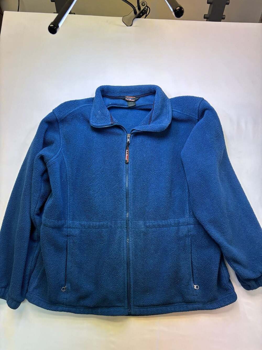 L.L. Bean Women's Blue Full Zip Fleece Jacket Size LG Regular